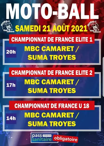 Match de Moto-Ball ce samedi 21 août 2021