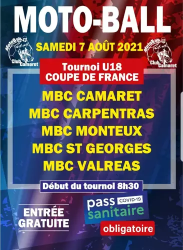 Plateau de Coupe de France U18 de Moto-Ball ce samedi 7 août 2021