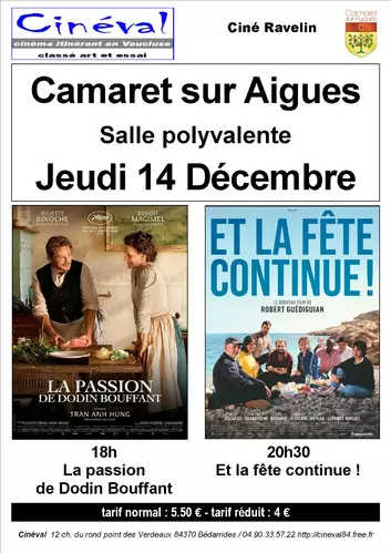 Séances de cinéma ce jeudi 14 décembre à partir de 18h00