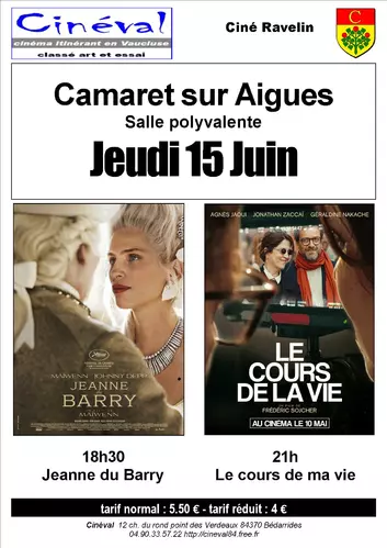 Ciné Ravelin vous propose deux séances ce jeudi 15 juin 2023