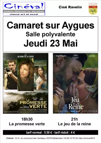 Séances du Ciné-Ravelin du jeudi 23 mai