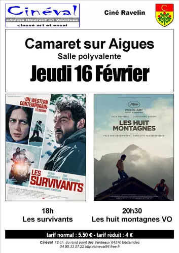 Ciné Ravelin vous propose deux séances ce jeudi 16 février 2023