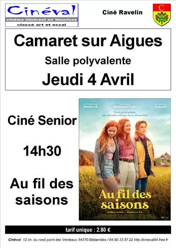 Ciné Ravelin vous propose trois séances ce jeudi 4 avril 2024