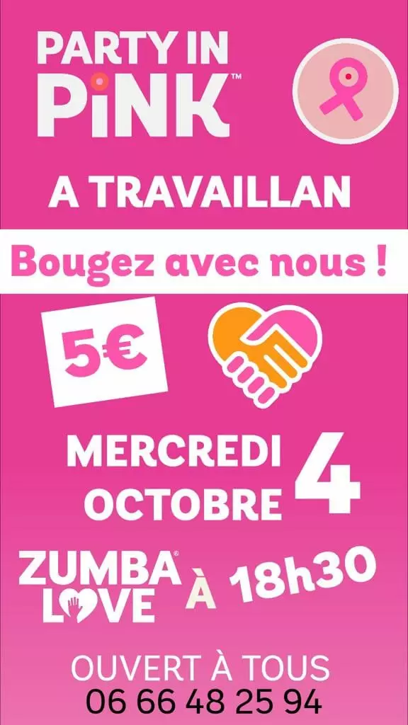 Octobre Rose le mercredi 4 octobre à 18h30 à Travaillan