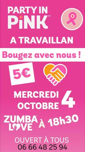 Octobre Rose le mercredi 4 octobre à 18h30 à Travaillan