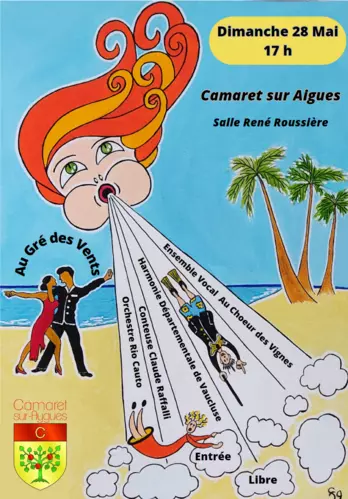 Grand concert organisé par l'Ensemble Vocal au Chœur des Vignes et l'Harmonie Départementale du Vaucluse le dimanche 28 mai à 17h00 à salle René Roussière