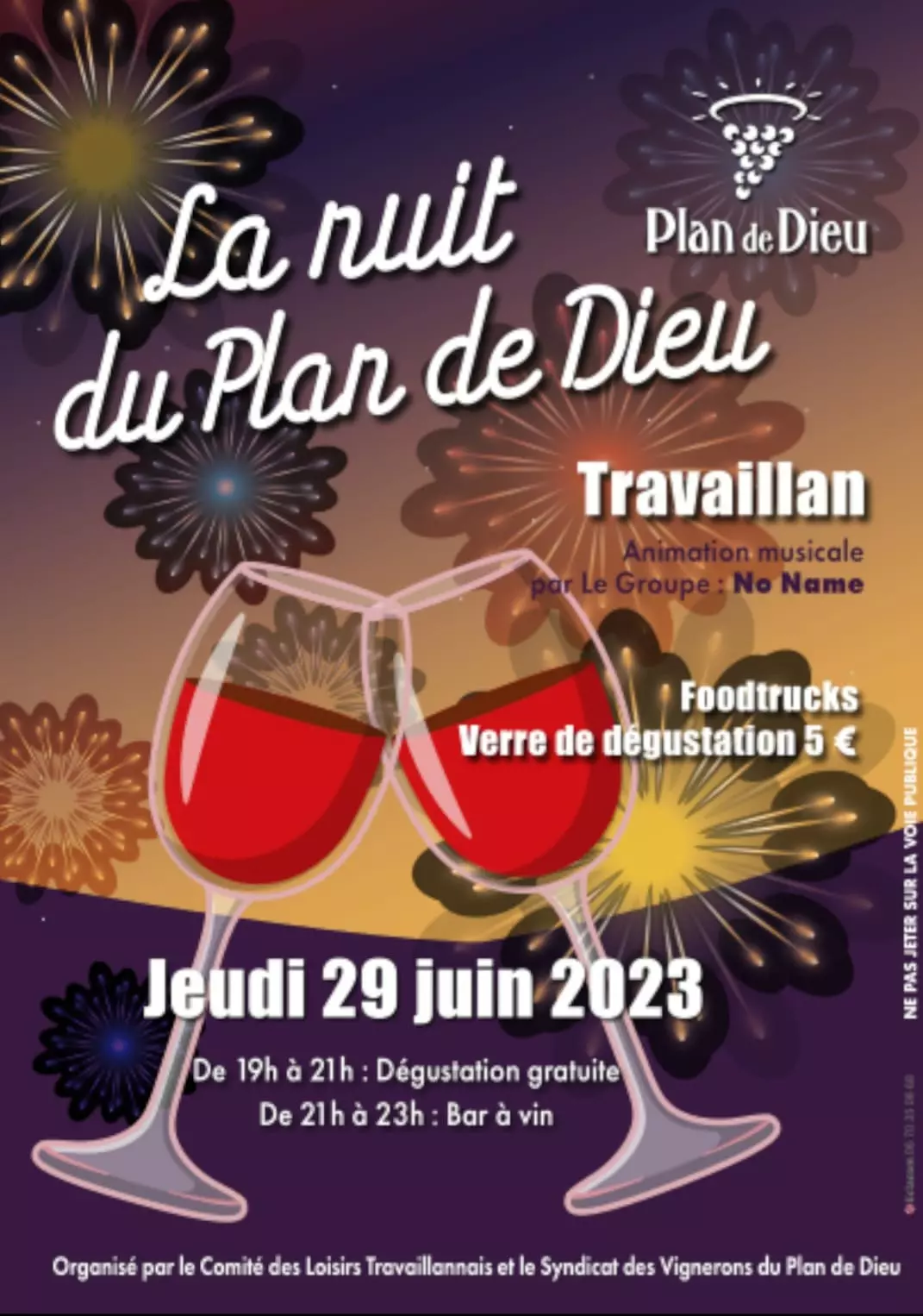 Nuit du Plan de Dieu le jeudi 29 juin 2023 de 19h00 à 23h00 à Travaillan