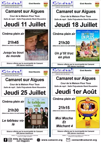 Ciné-Ravelin en plein air : demandez l'programme !