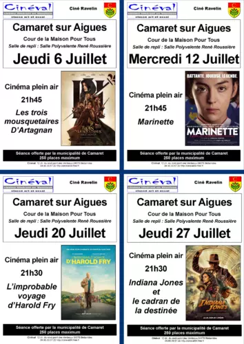 Ciné-Ravelin en plein air : demandez le programme !