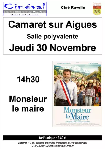 Séances de cinéma ce jeudi 30 novembre à partir de 14h30