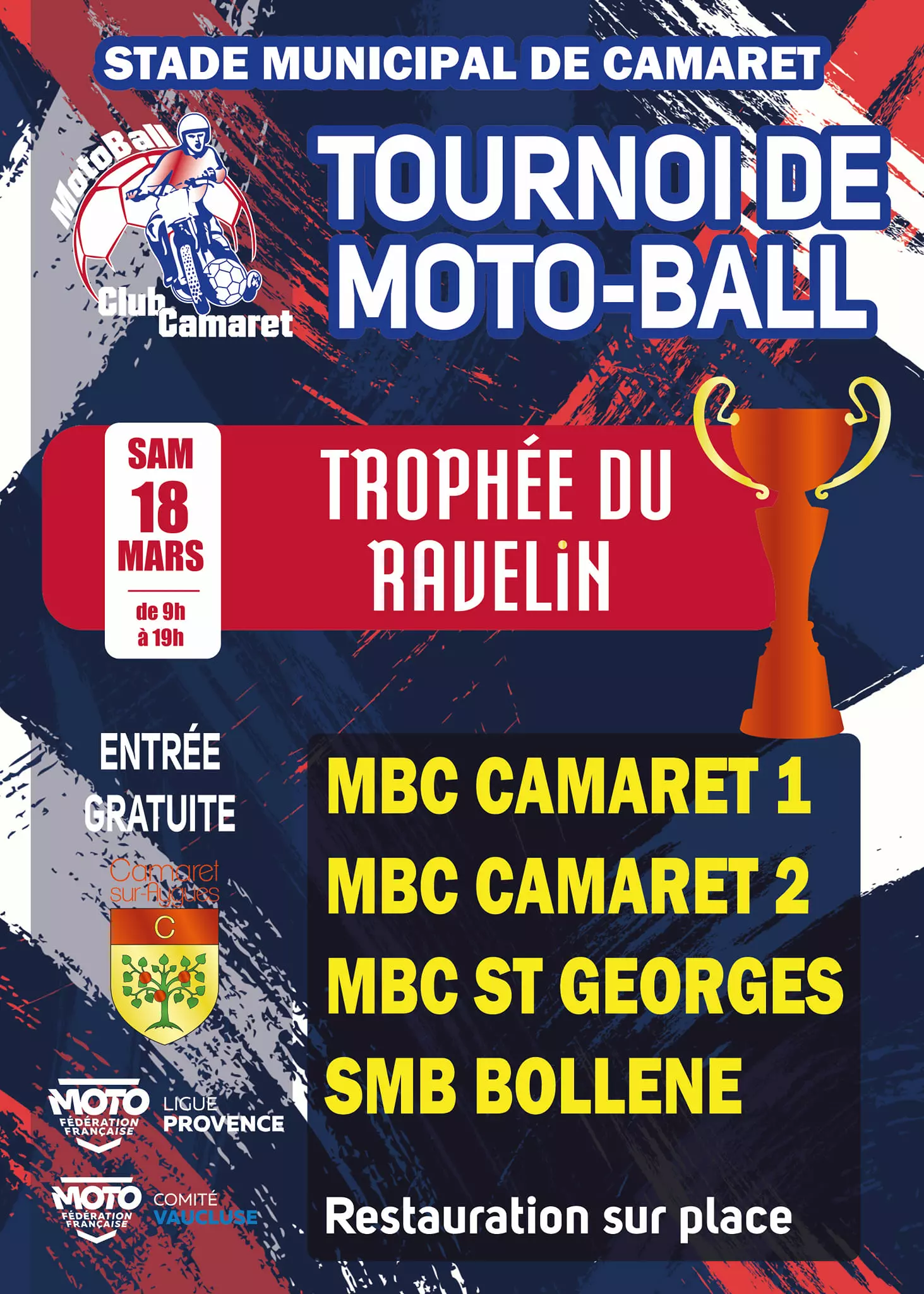 Tournoi du Ravelin ce samedi 18 mars