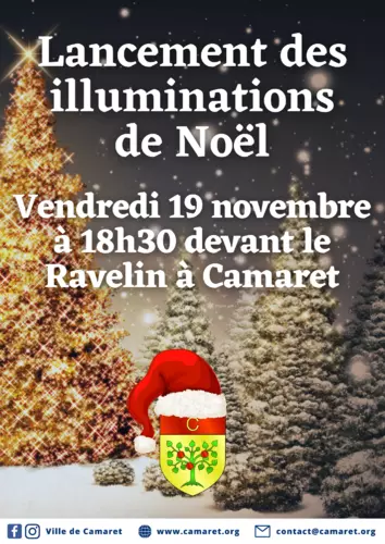 Lancement des illuminations de Noël le vendredi 19 novembre 2021