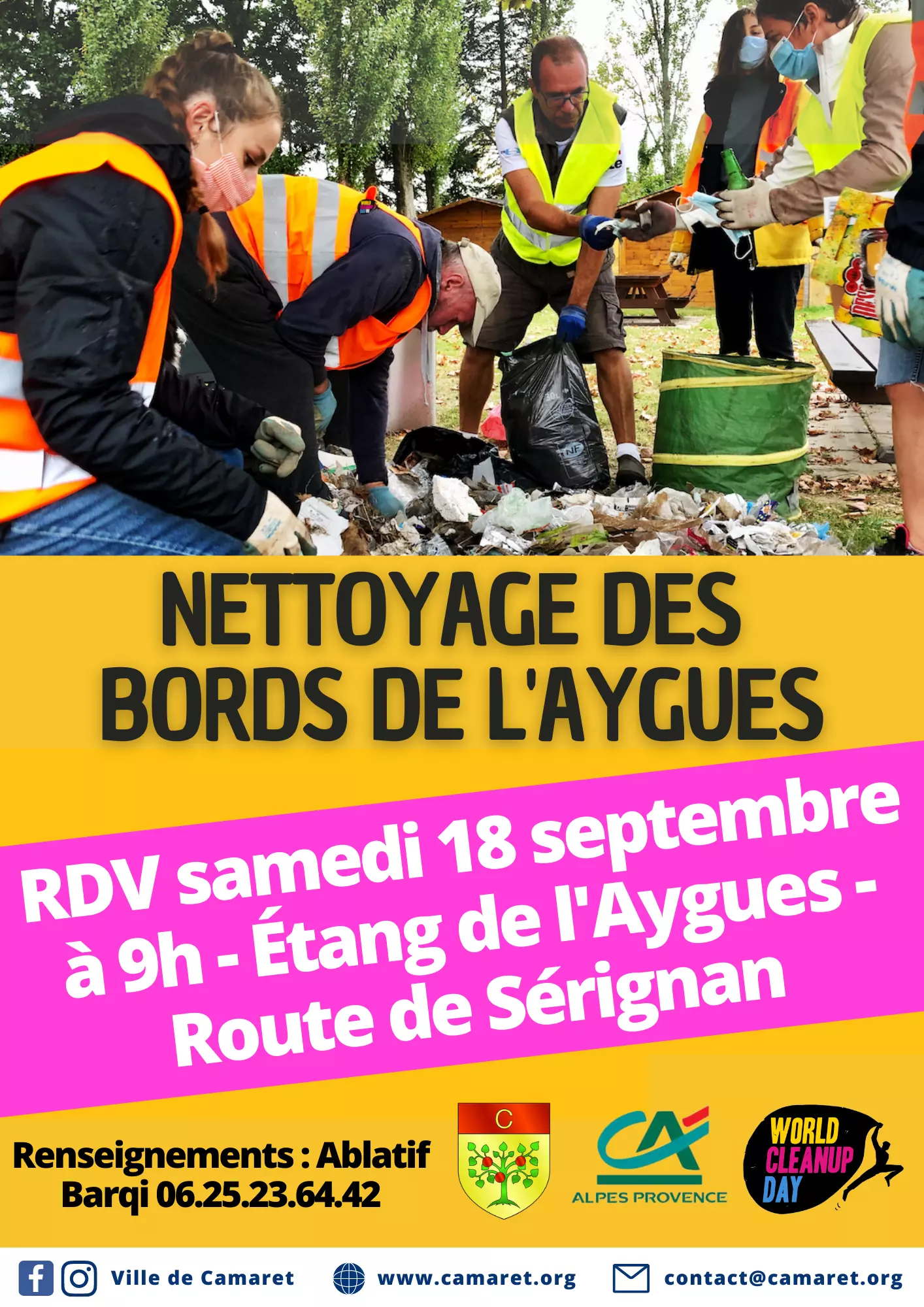 La ville de Camaret participera au prochain « World Clean Up Day » le samedi 18 septembre