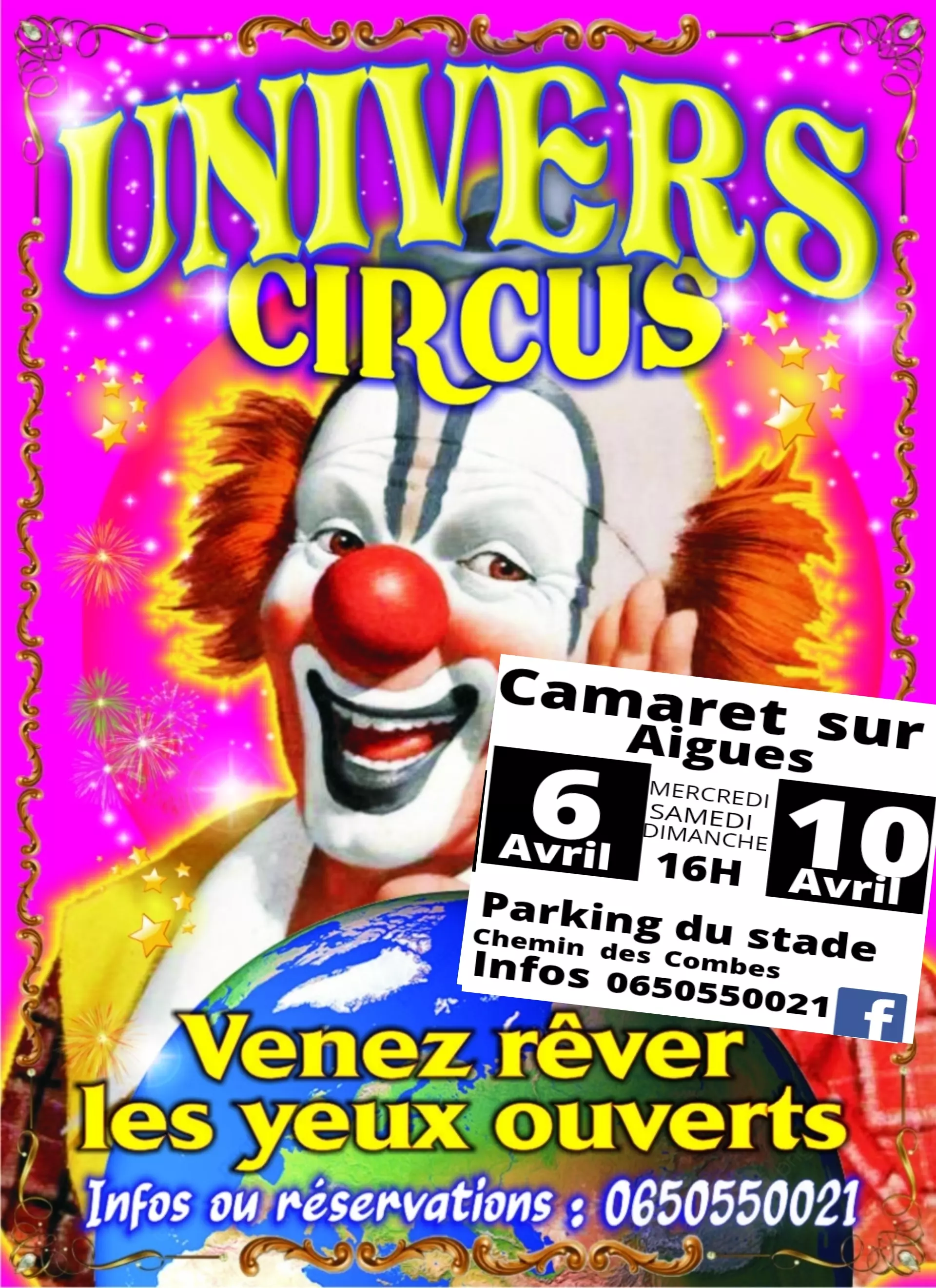 L'Univers Circus est de passage à Ville de Camaret pour 3 représentations