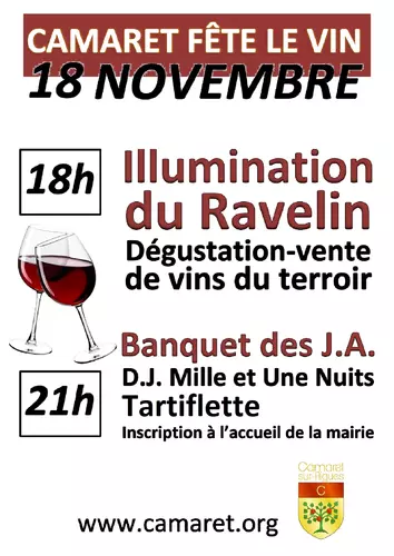 CAMARET FÊTE LE VIN... ET SES ILLUMINATIONS !