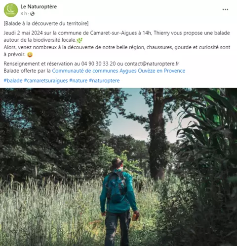 Le jeudi 2 mai 2024, découvrez tous les mystères de la faune et de la flore à Camaret avec Le Naturoptère !