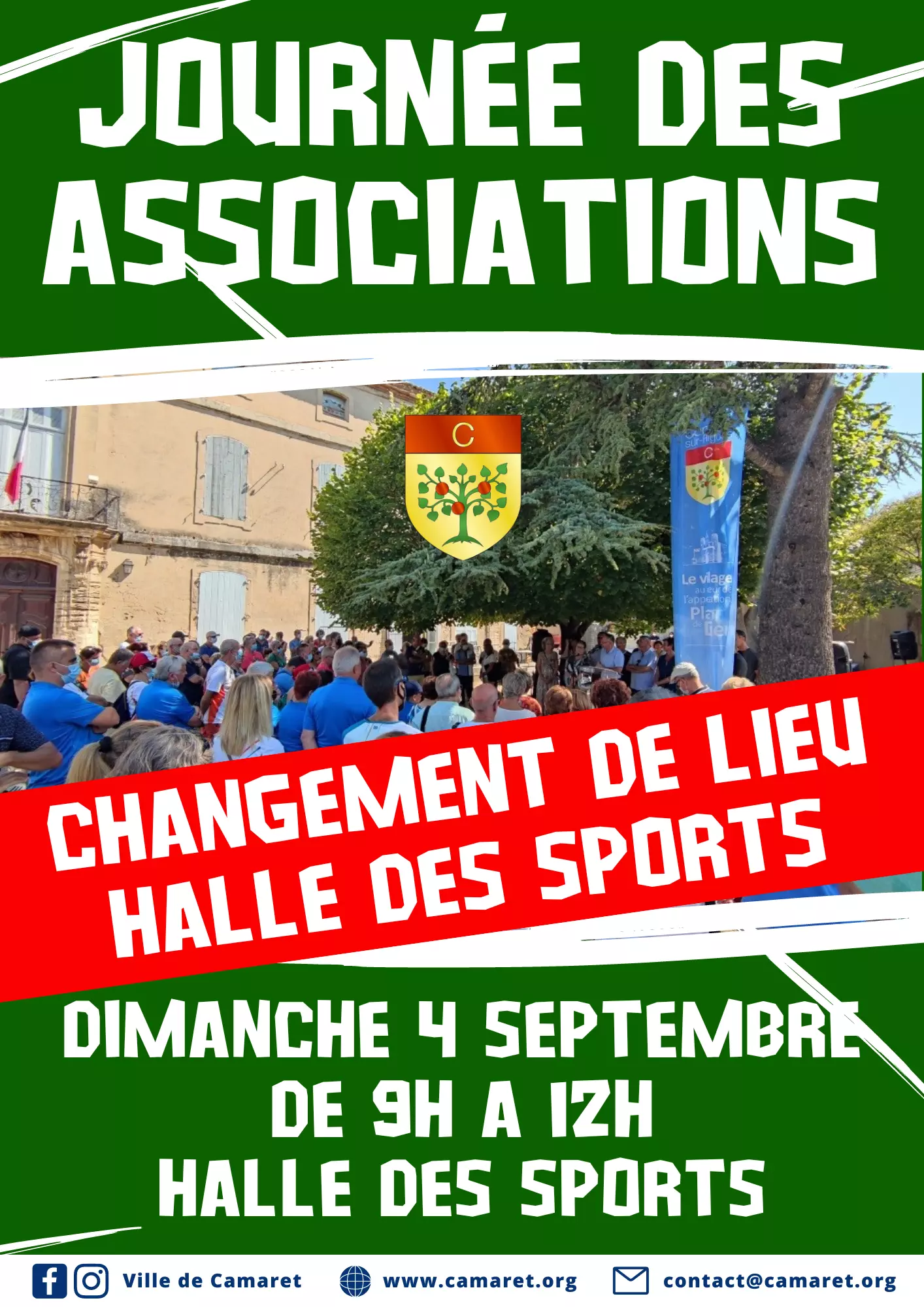 Journée des associations le dimanche 4 septembre de 9h00 à 12h00