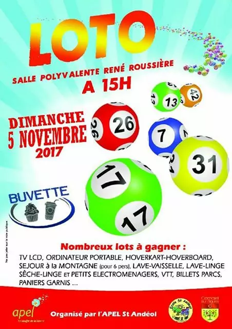 LOTO DE L'APEL SAINT-ANDEOL