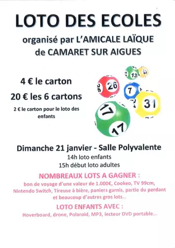 LOTO DES ECOLES