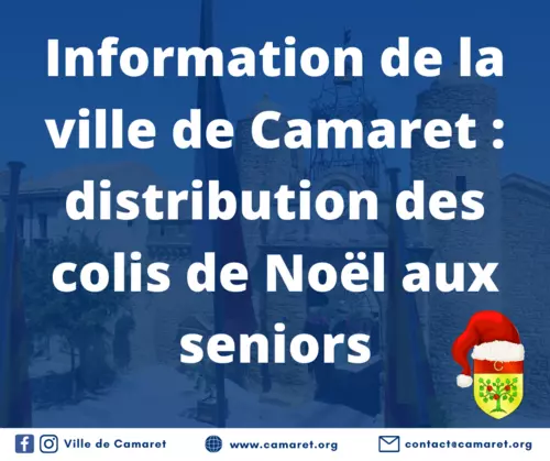 Distribution des colis de Noël aux seniors