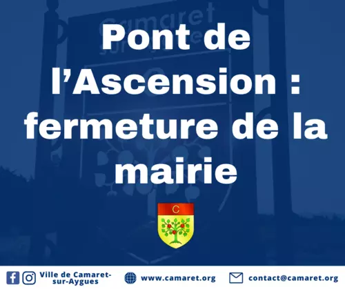 Pont de l’Ascension : fermeture de la mairie