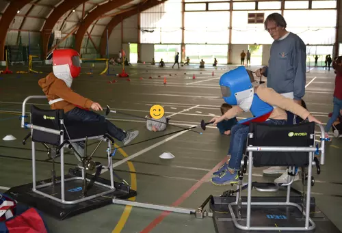 Label « Terre de Jeux 2024 » : initiation des enfants du centre de loisirs à la pratique de l'handisport