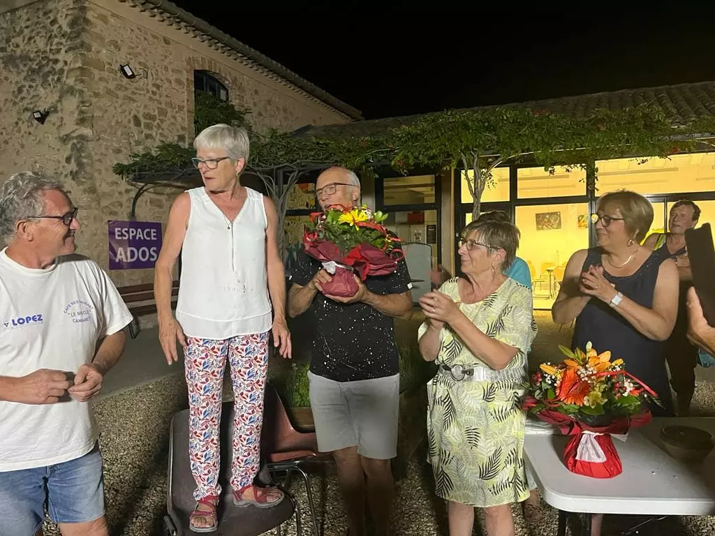 Repas de fin de saison pour l'association Mémo Santé Ravelin le 29 juin dernier dans la cour de la Maison pour Tous