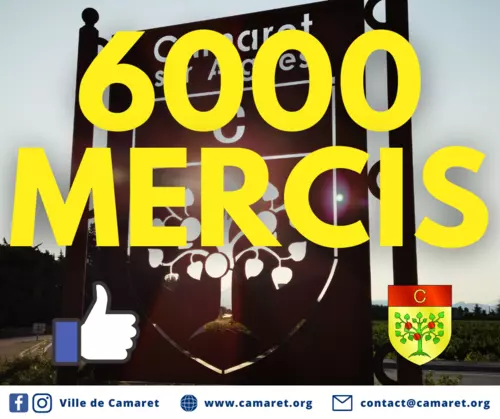 6000 abonnés sur notre page Facebook !