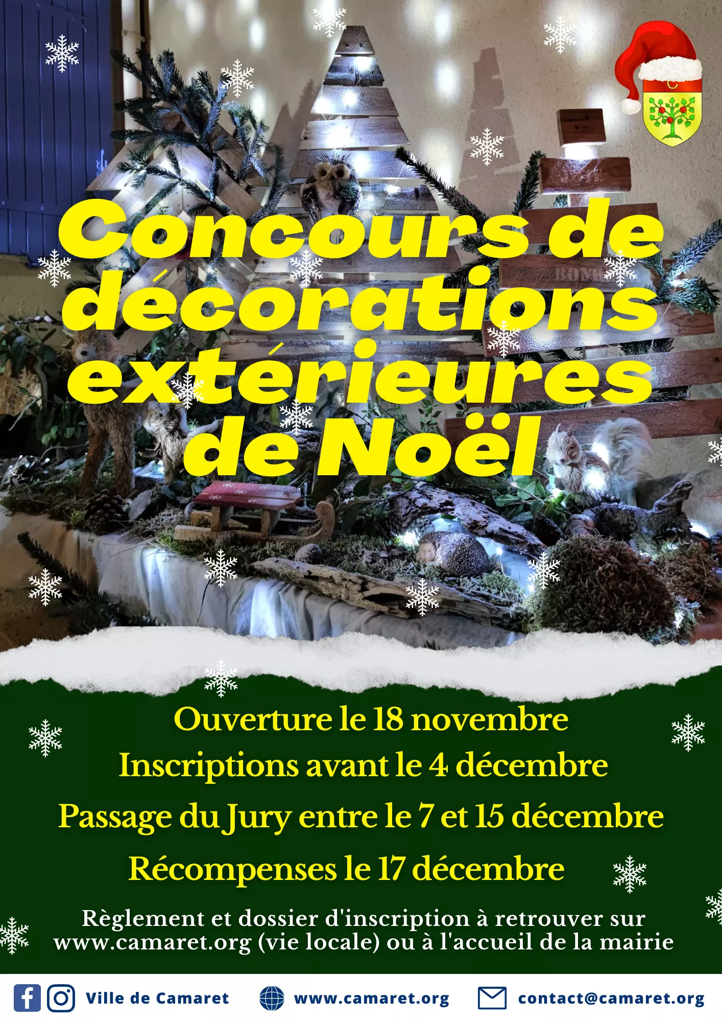 Concours de décorations extérieures de Noël ! 3ème édition !