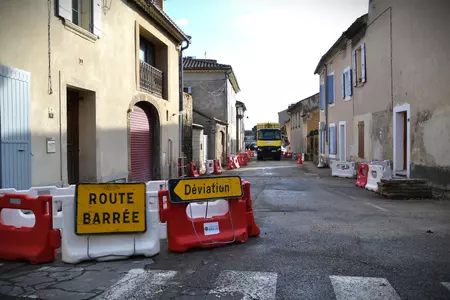 Un point sur les travaux de requalification de l'avenue du Mont Ventoux et du carrefour des Amandiers