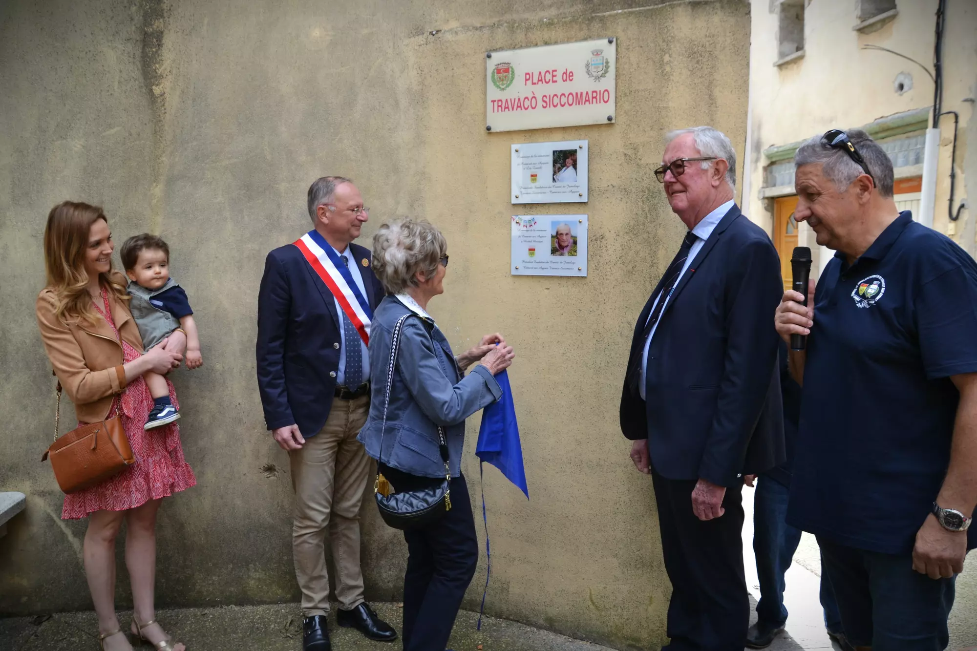 Dévoilement d'une plaque en hommage à Michel Maerten 12-05-2024