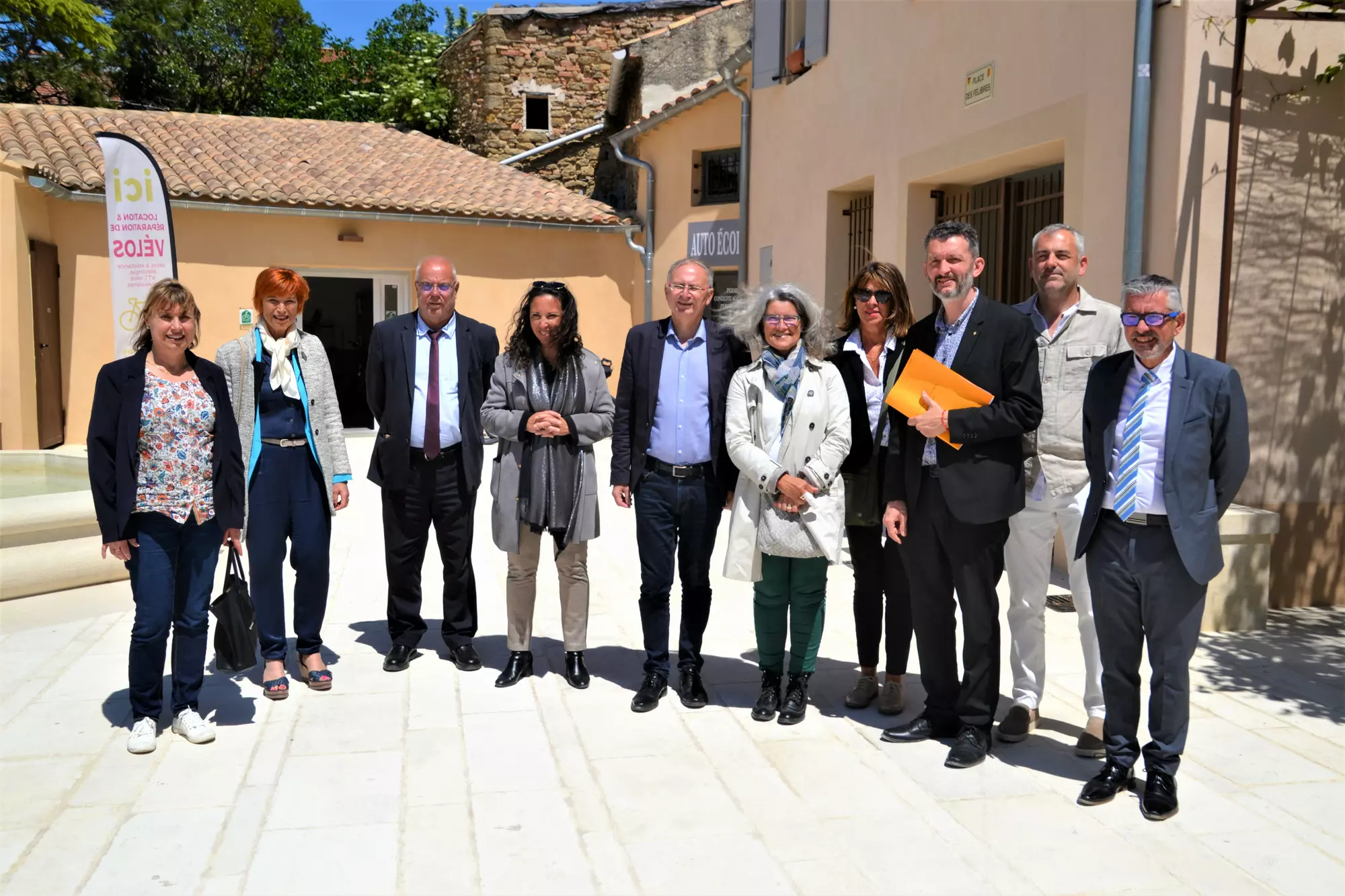 Visite de la Préfète de Vaucluse à Camaret