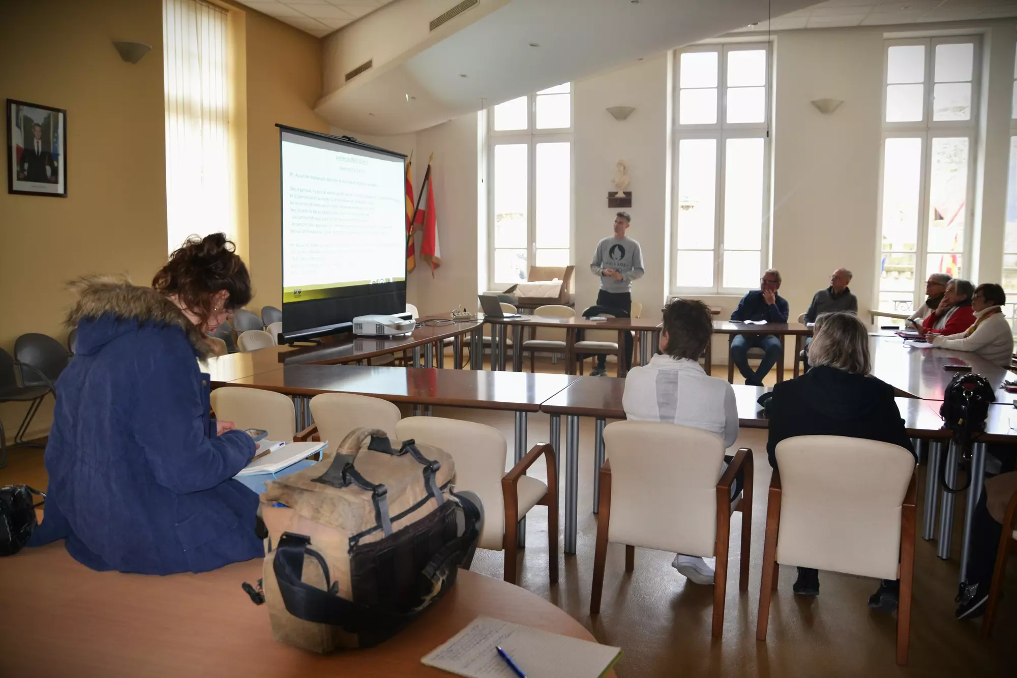 Présentation du programme de la Semaine Olympique et Paralympique à la presse et aux élus