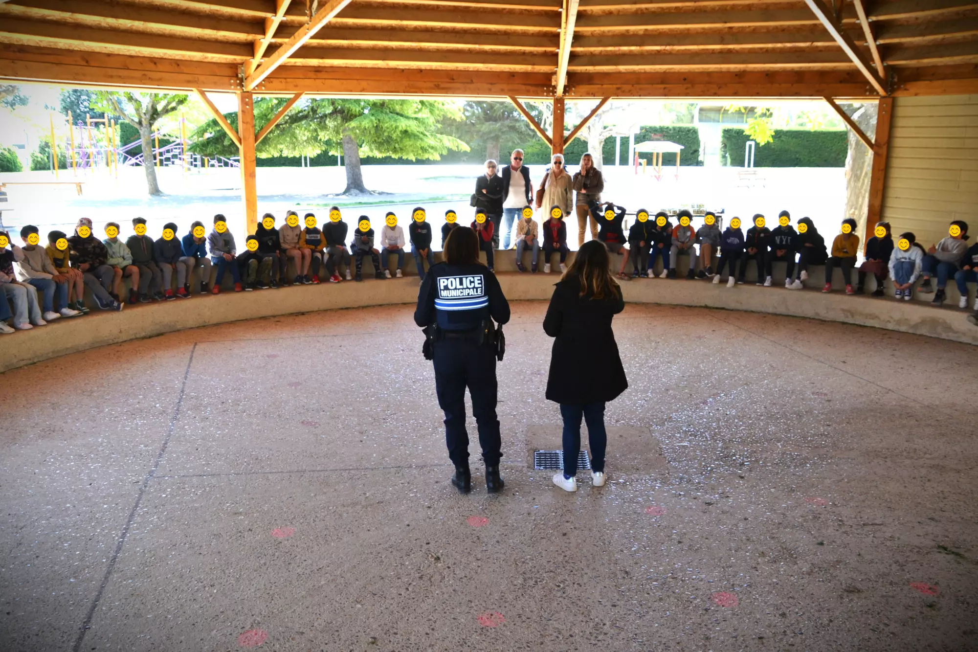 Remise des permis piéton aux élèves de CE2 de l'école Mistral