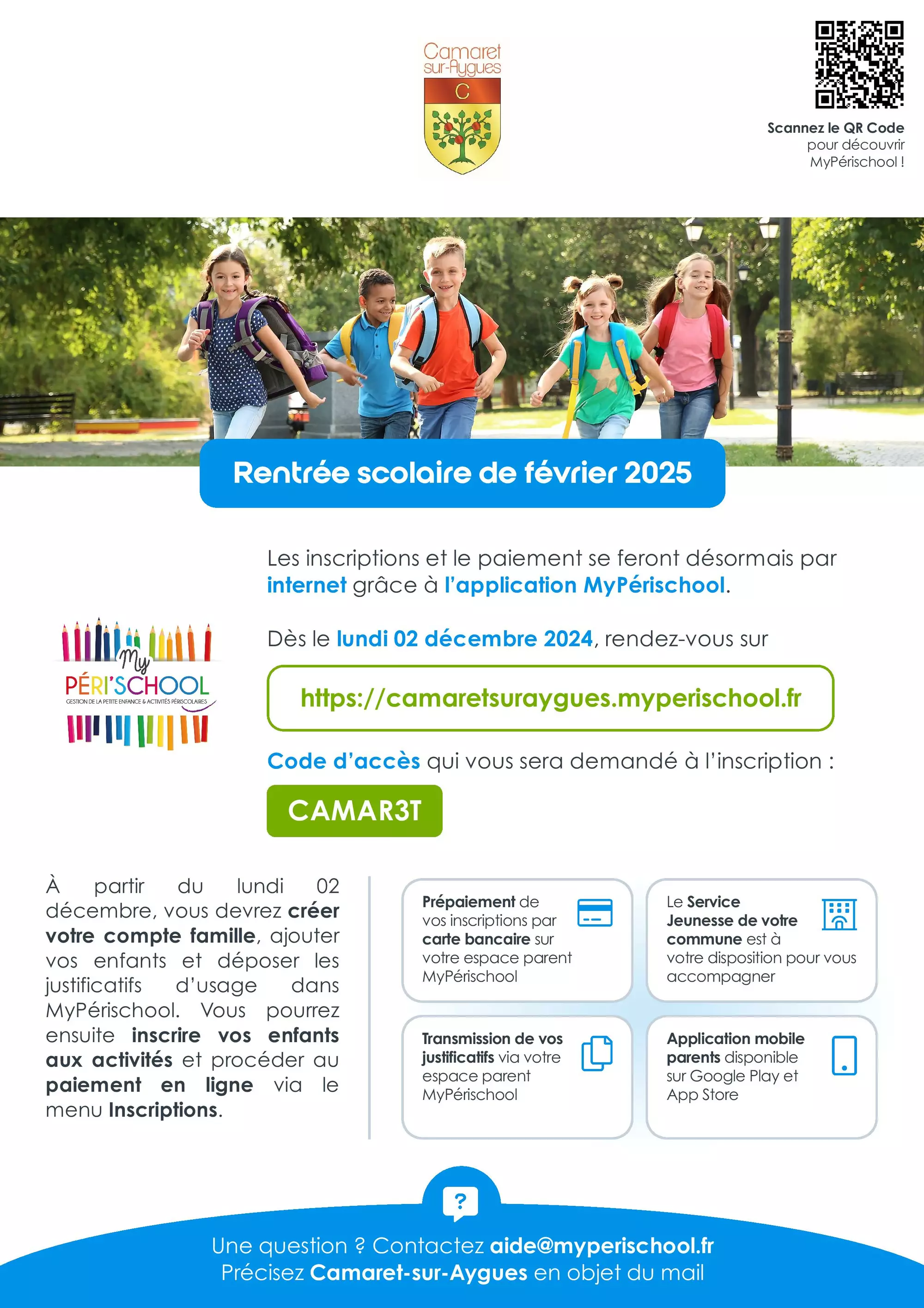 Information importante à destination des parents qui utilisent le « Portail Famille » pour inscrire leurs enfants au Point Information Jeunesse (PIJ)