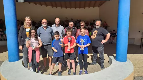 Concours de pétanque des élèves de l'école des Amandiers