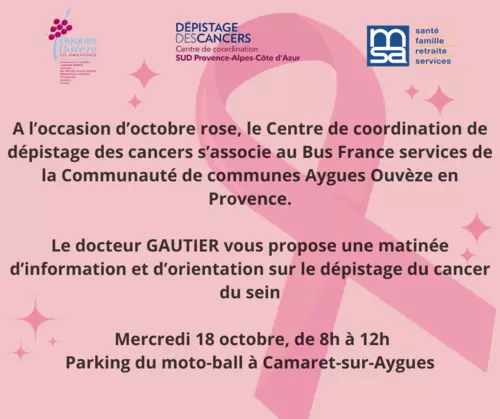 Information de la CCAOP