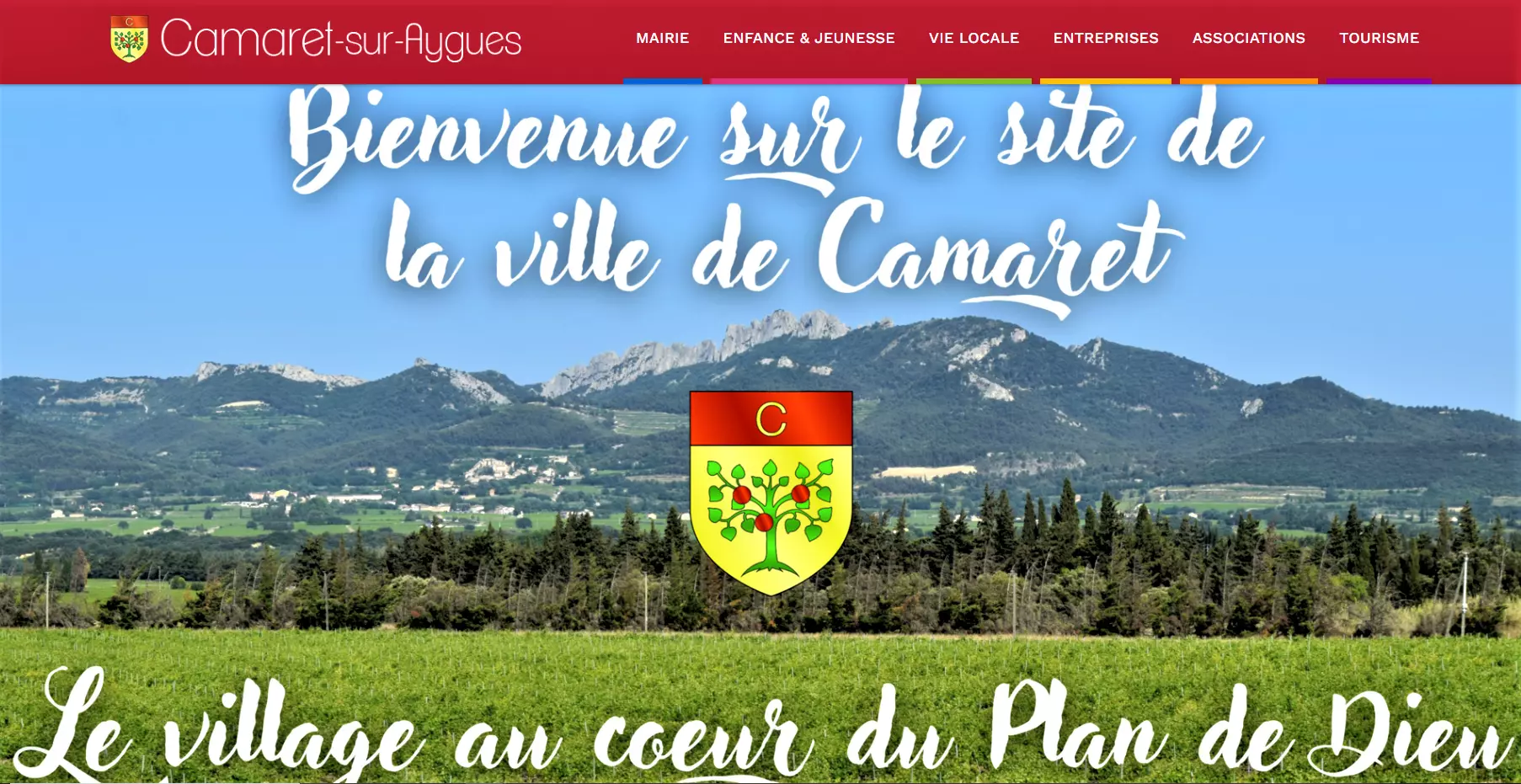 Le site internet de la Ville de Camaret fait peau neuve !