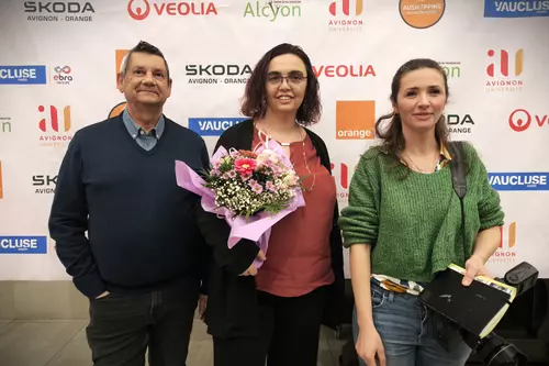 Angélique Herveux de l'entreprise Les glaçons de florette à l'honneur lors du Trophée « Vaucluse au féminin » porté par Vaucluse Matin et Le Dauphiné Libéré