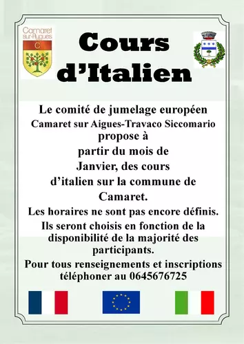 Information du comité de jumelage italien