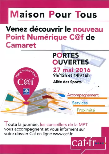 OUVERTURE DU POINT NUMÉRIQUE CAF DE CAMARET