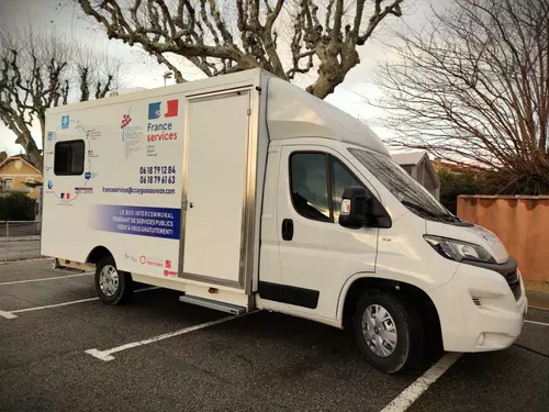 Information du bus France services de la Communauté de communes Aygues Ouvèze en Provence