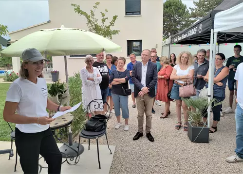 Inauguration de la réouverture Le kiosque des Gourmets