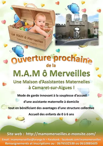 PROJET D'OUVERTURE DE LA M.A.M. Ô MERVEILLES