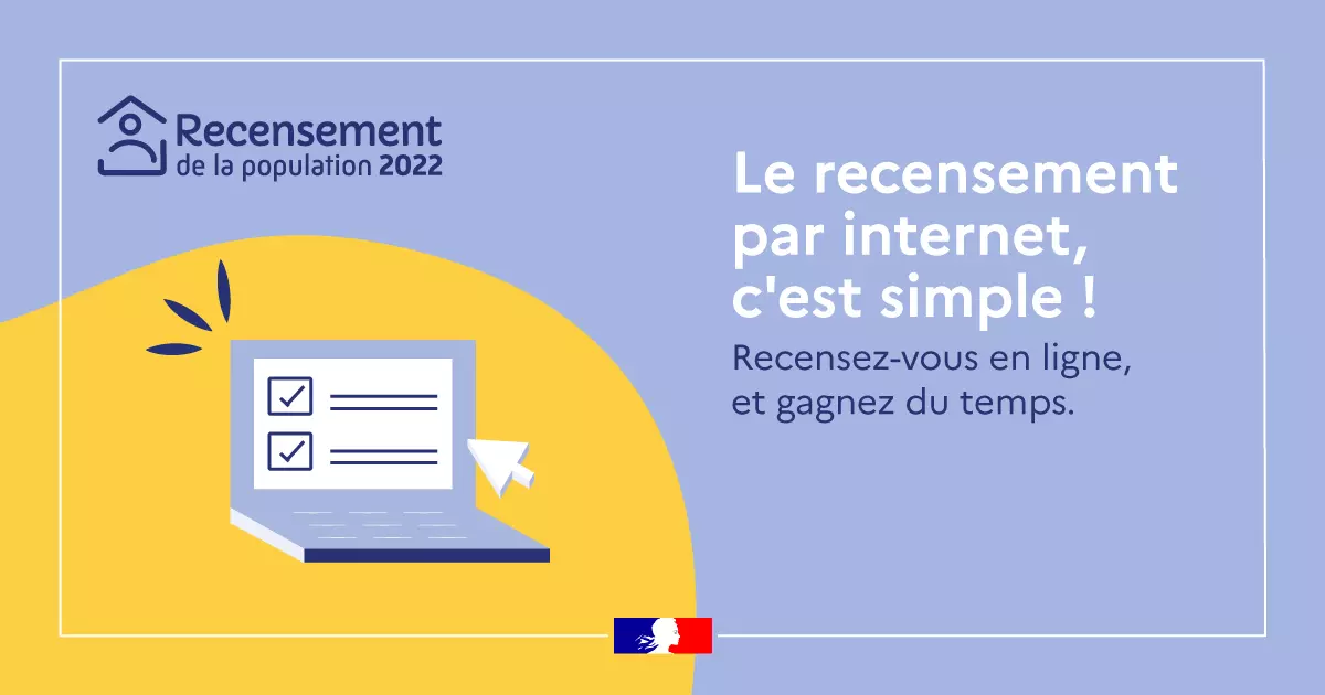 Recensement de la population à Camaret : ayez le réflexe de vous faire recenser directement par internet !